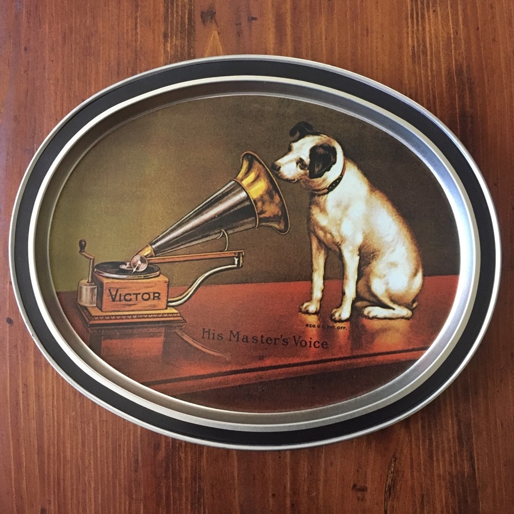 RCA Victor Tin Tray